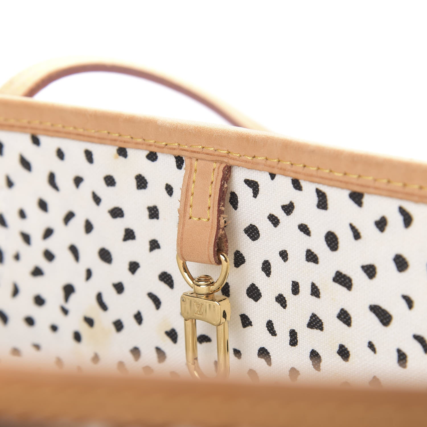 Louis Vuitton Monogram Kusama Waves Neverfull MM White 12 of 14