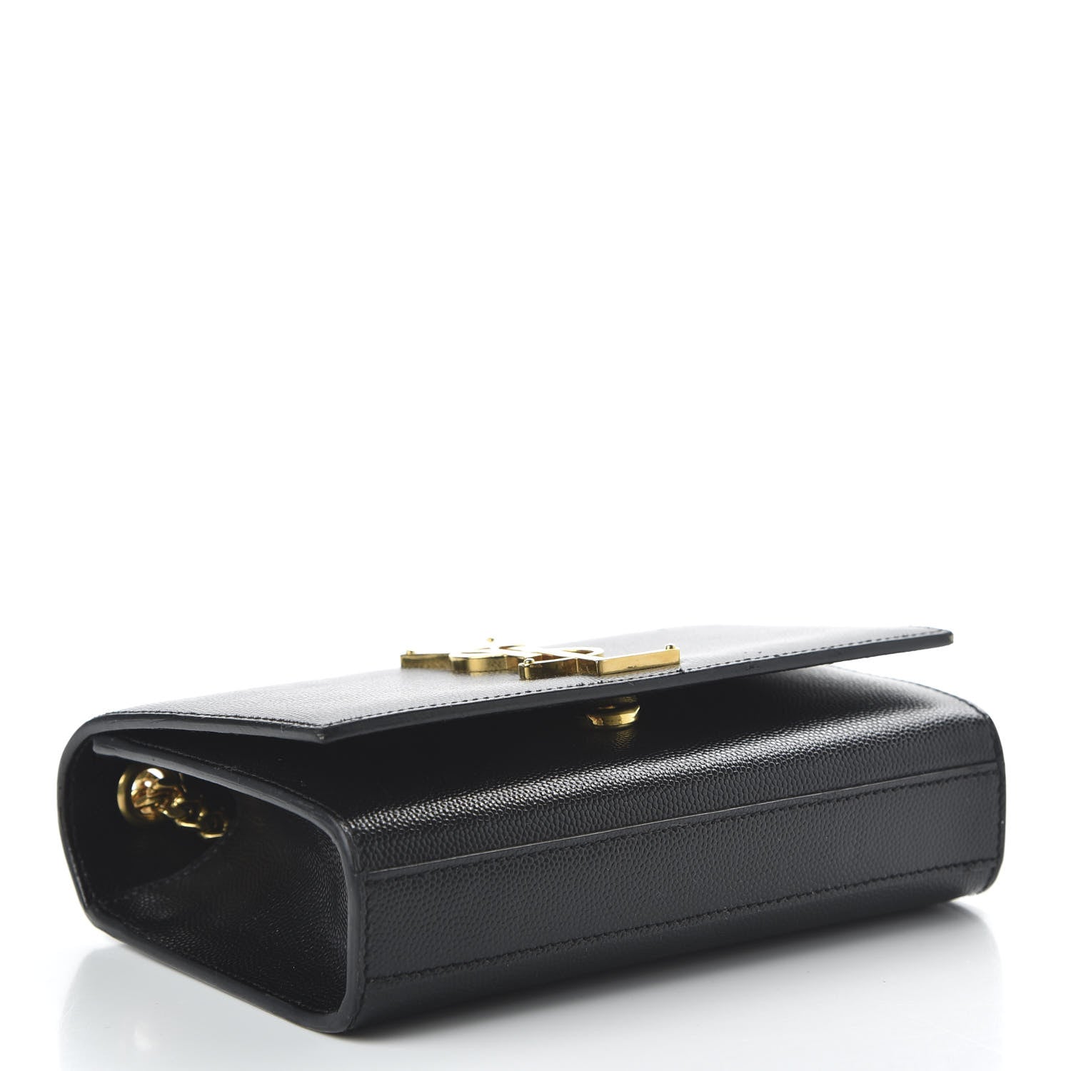 Saint Laurent Grain De Poudre Small Monogram Kate Satchel Black 4 of 12