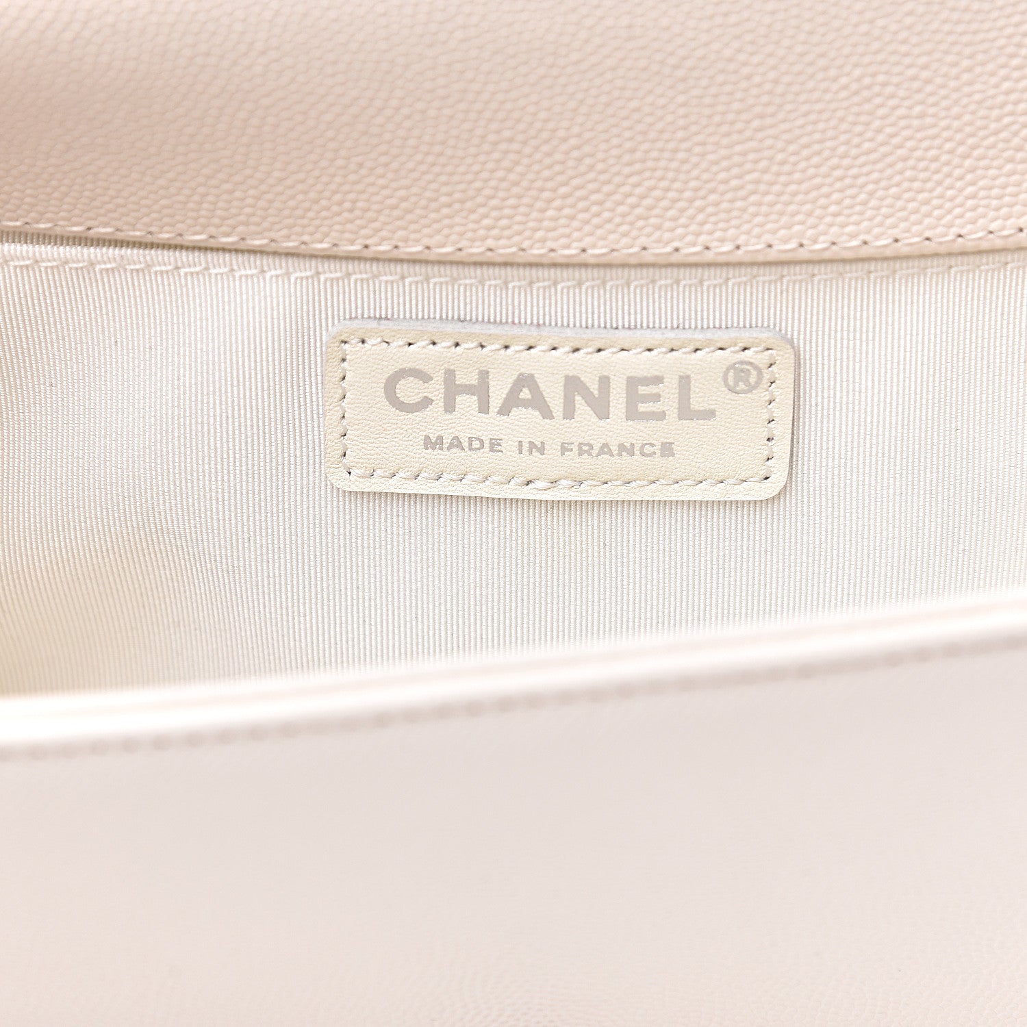 Chanel Caviar Quilted Medium Boy Flap Ivory 5 of 11