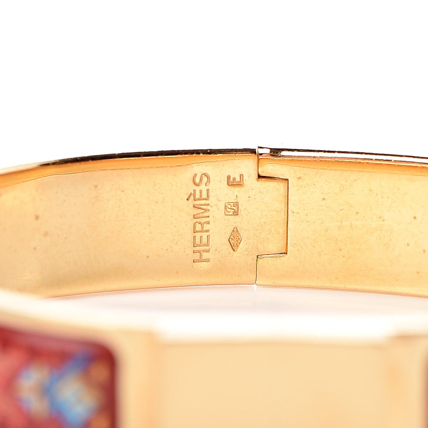 Enamel Printed Pilgrim Narrow Clic Clac