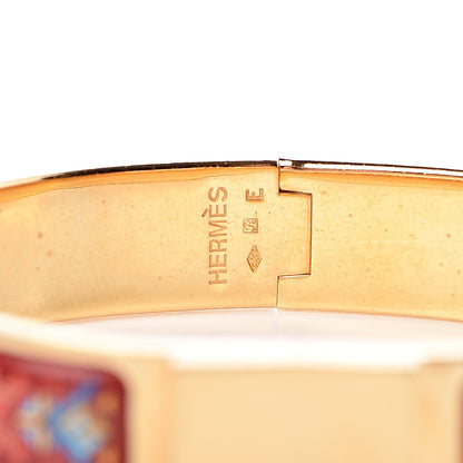 Hermes Enamel Printed Pilgrim Narrow Clic Clac 4 of 4