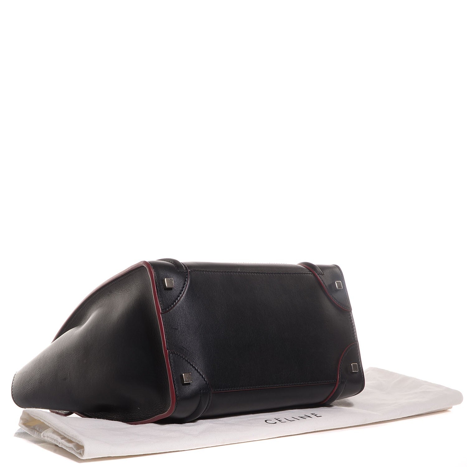 Celine Smooth Calfskin Mini Luggage Black 4 of 8