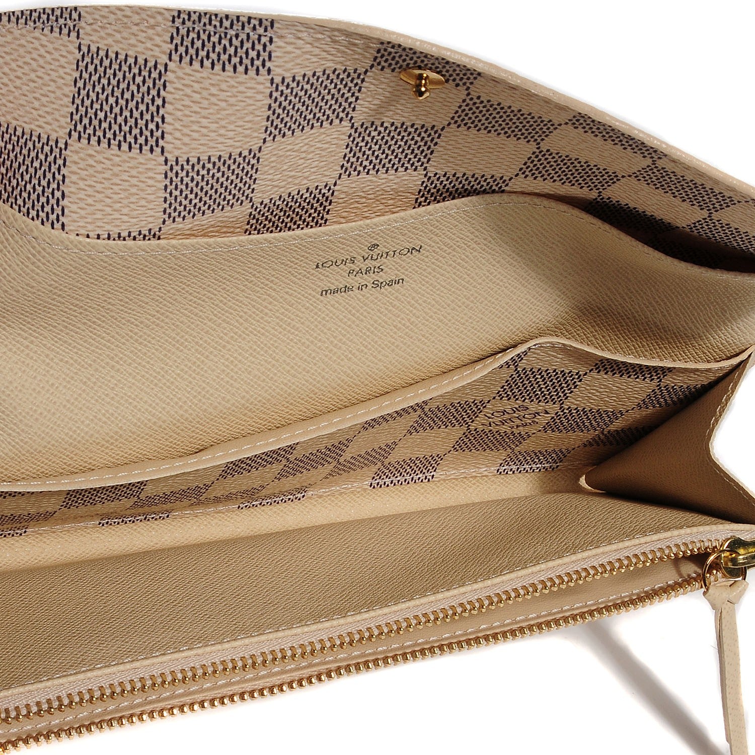Louis Vuitton Damier Azur Emilie Wallet 5 of 7