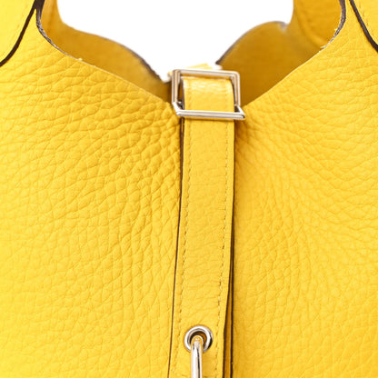 Hermes Taurillon Clemence Picotin Lock 18 PM Sun 8 of 12