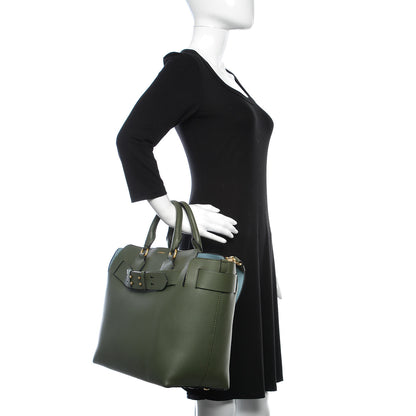 Burberry Soft Grain Calfskin Medium Belt Bag Sage Green 3 of 11