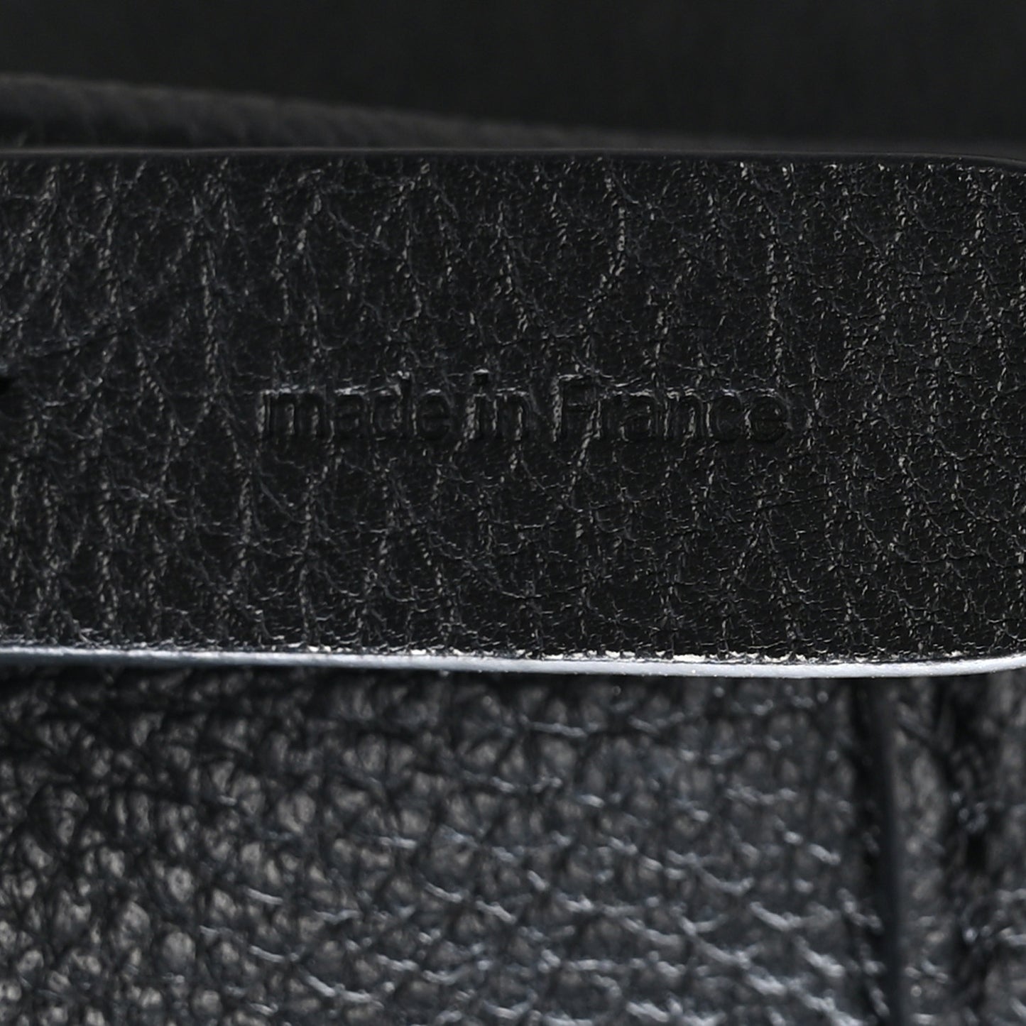 Calfskin Lock and Walk Bucket Black