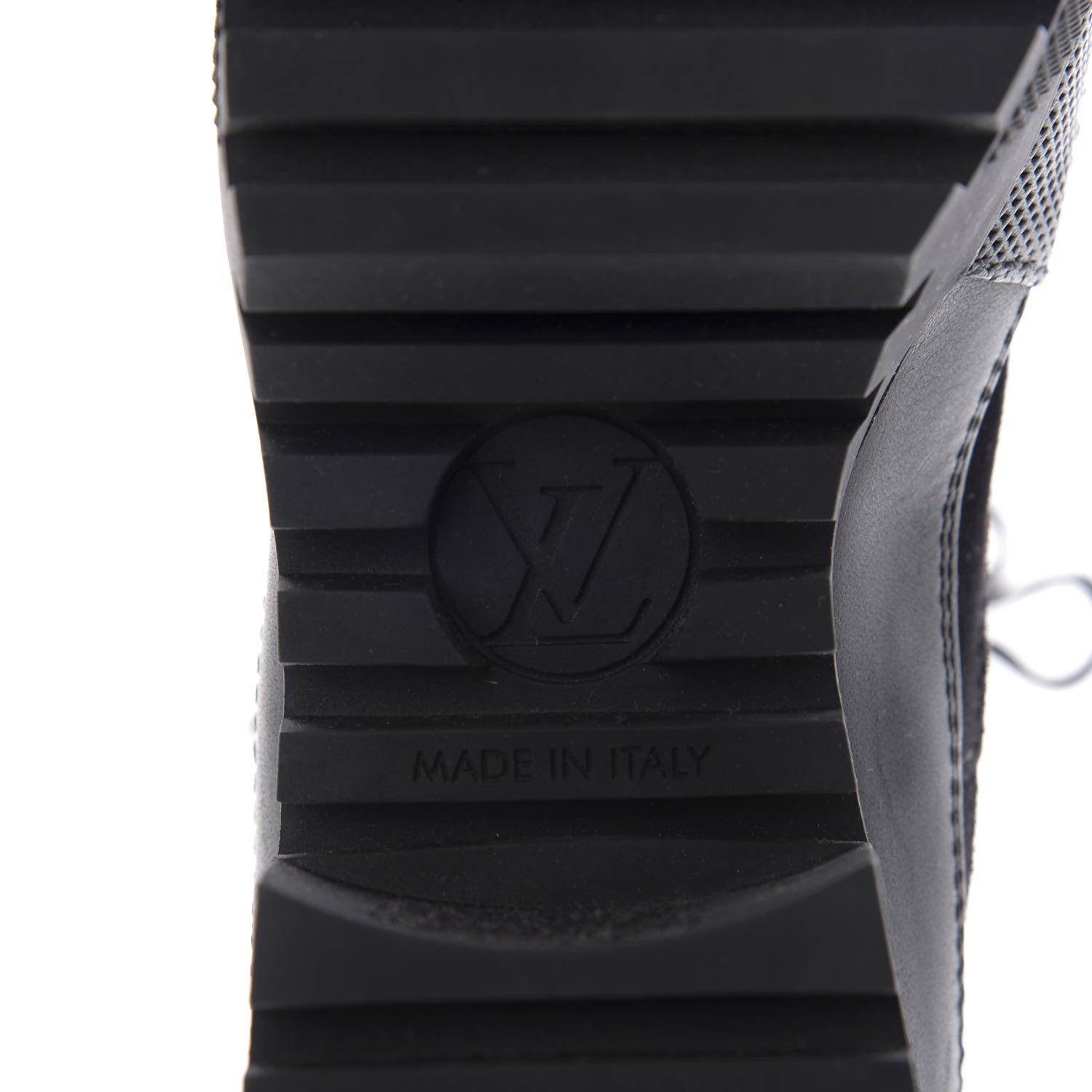 Louis Vuitton Suede Calfskin Monogram LV Black Heart Laureate Platform Desert Boots 36 Black 8 of 8