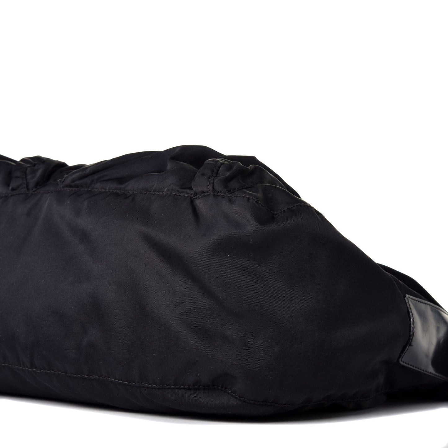 Nylon Vela Messenger Bag Black
