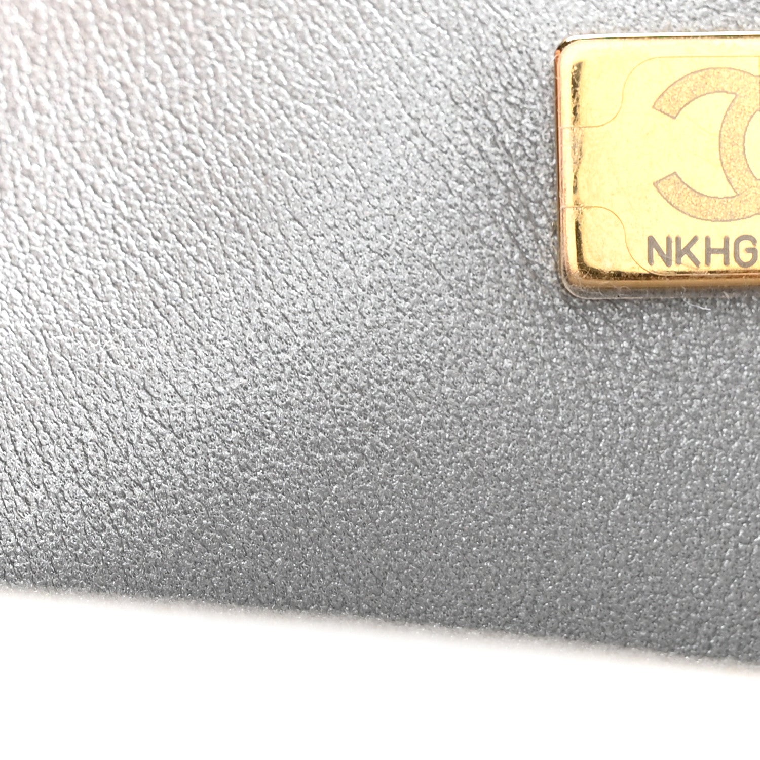 Chanel Metallic Lambskin Quilted Small Strass On Top Flap Silvery 7 of 11