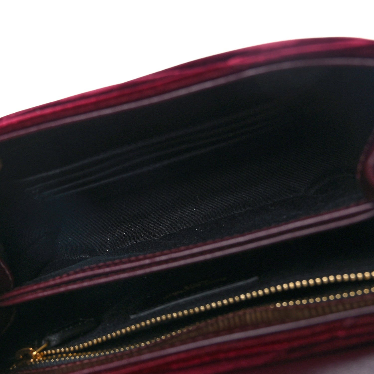 Saint Laurent Velvet Y Quilted Monogram Toy Loulou Crossbody Bag French Burgundy 5 of 9