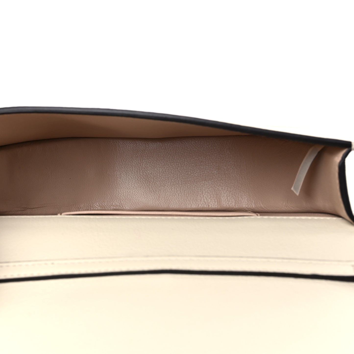 Calfskin Small Nile Bracelet Minaudiere Bag Off White