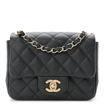 Chanel Caviar Quilted Mini Square Flap Black 1 of 10