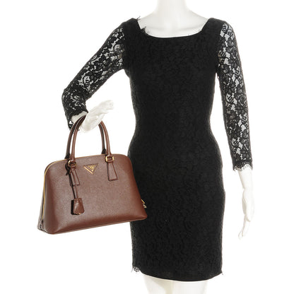 Prada Saffiano Lux Promenade Tote Cocoa 2 of 10