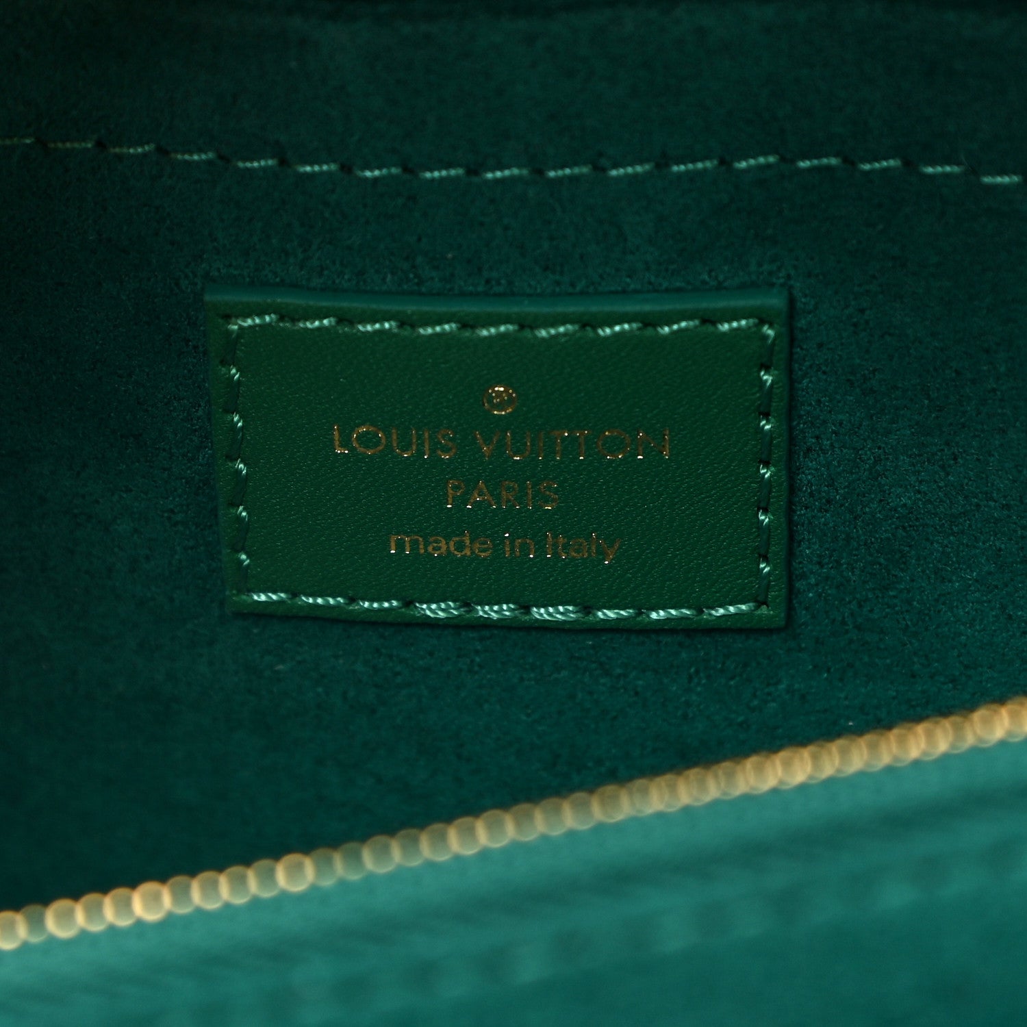 Louis Vuitton Calfskin New Wave Chain Bag MM NM Emerald 7 of 15