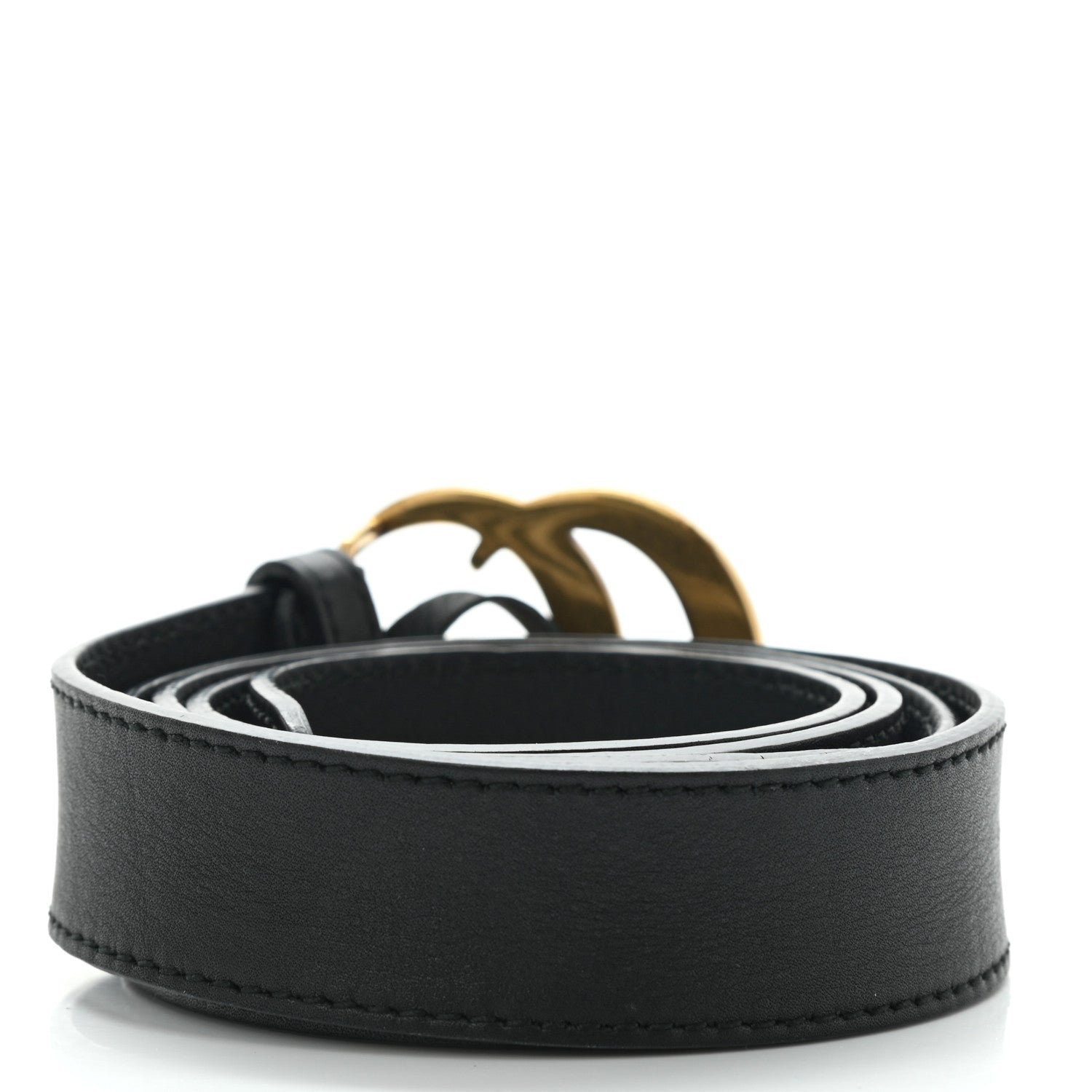 Gucci Calfskin Double G 30mm Belt 100 40 Black 2 of 5