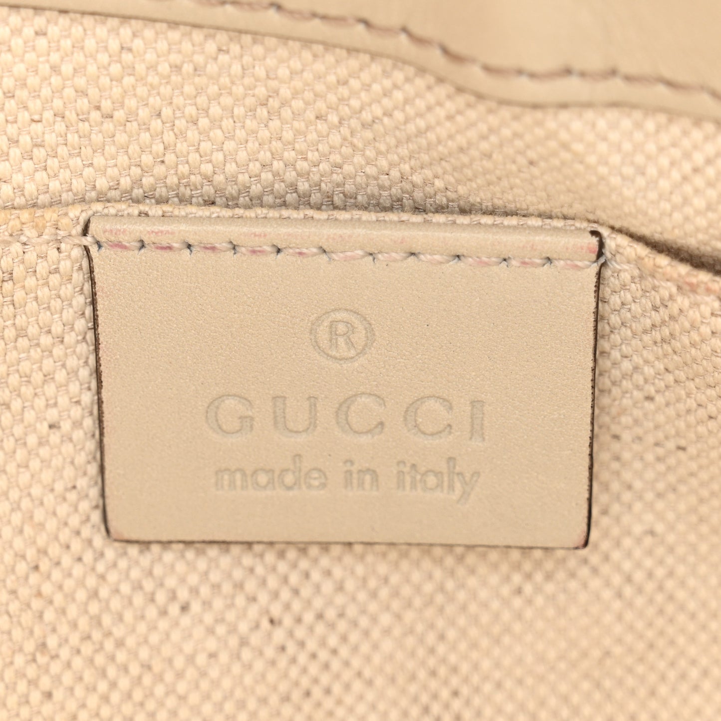 Guccissima Web Small Mayfair Bow Detail Shoulder Bag Beige Off White