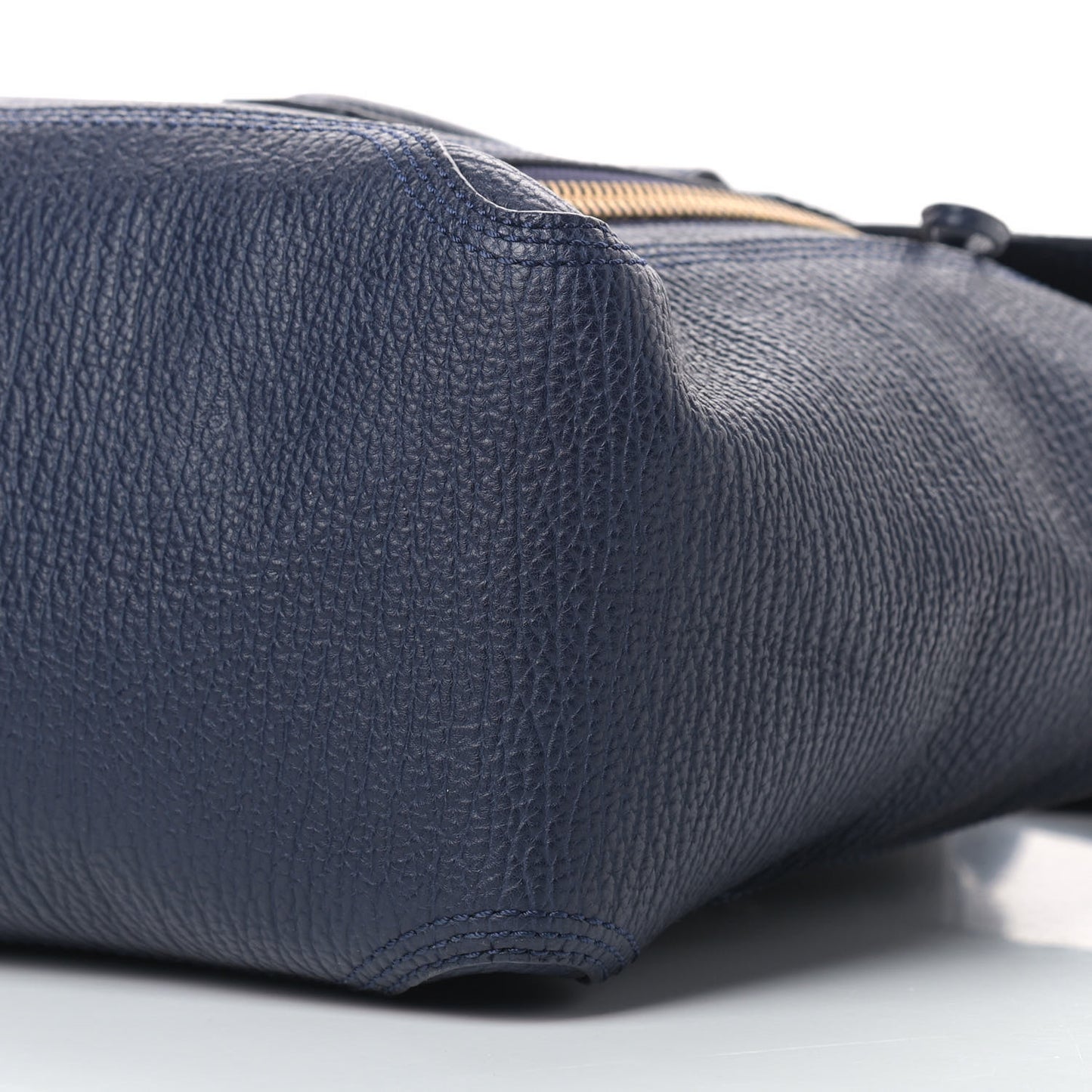 Textured Calfskin Large Pashli Satchel Navy