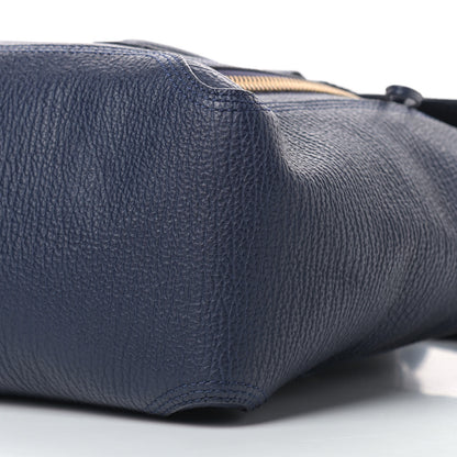 3.1 Phillip Lim Textured Calfskin Large Pashli Satchel Navy 9 of 9