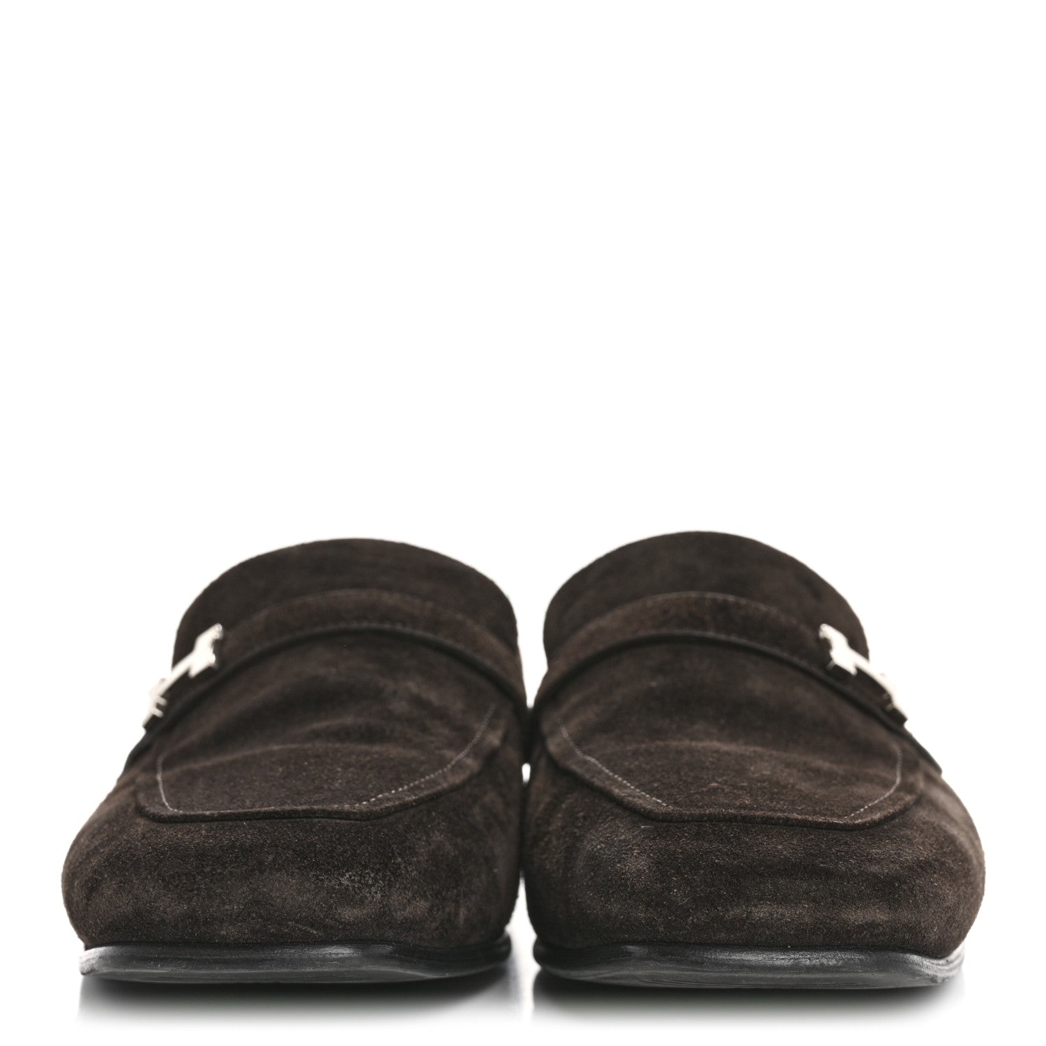 Hermes Suede Mens Giovanni Loafer 41.5 Ebene 3 of 11