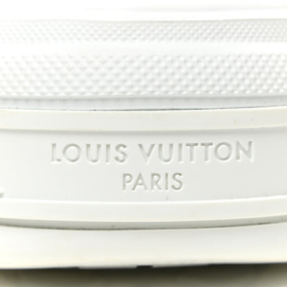 Louis Vuitton Canvas Monogram LV Squad Sneaker Boots 38 White Pink 12 of 13