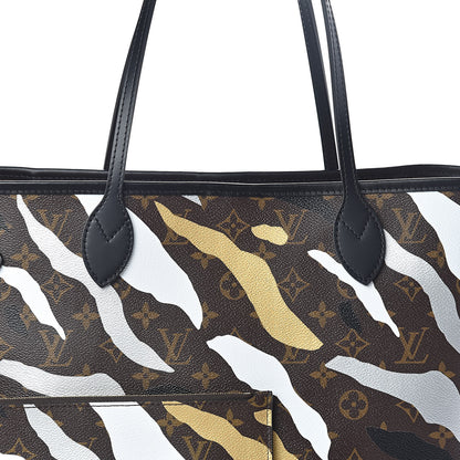Louis Vuitton X LOL Monogram Neverfull MM Gold Silver 8 of 10