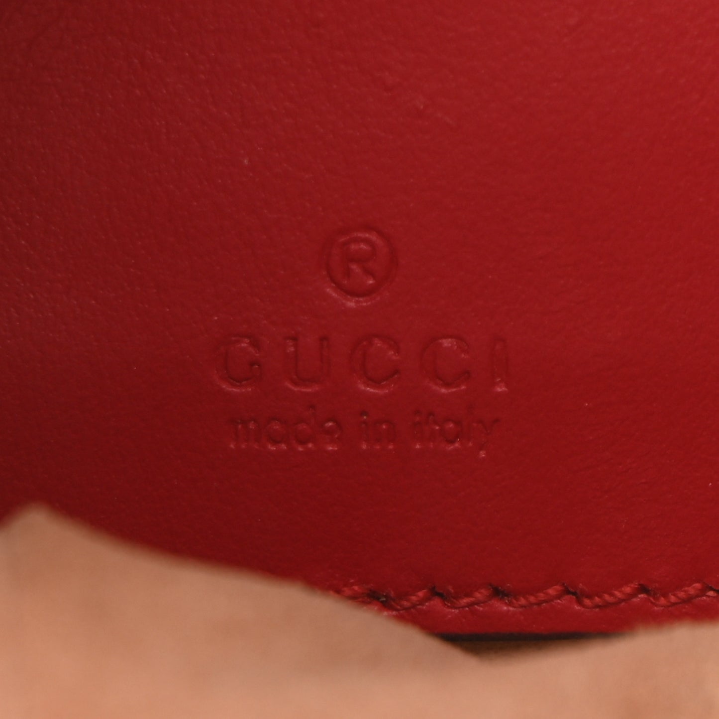 Calfskin Matelasse Mini GG Marmont Crossbody Bag Hibiscus Red Hibiscus Red