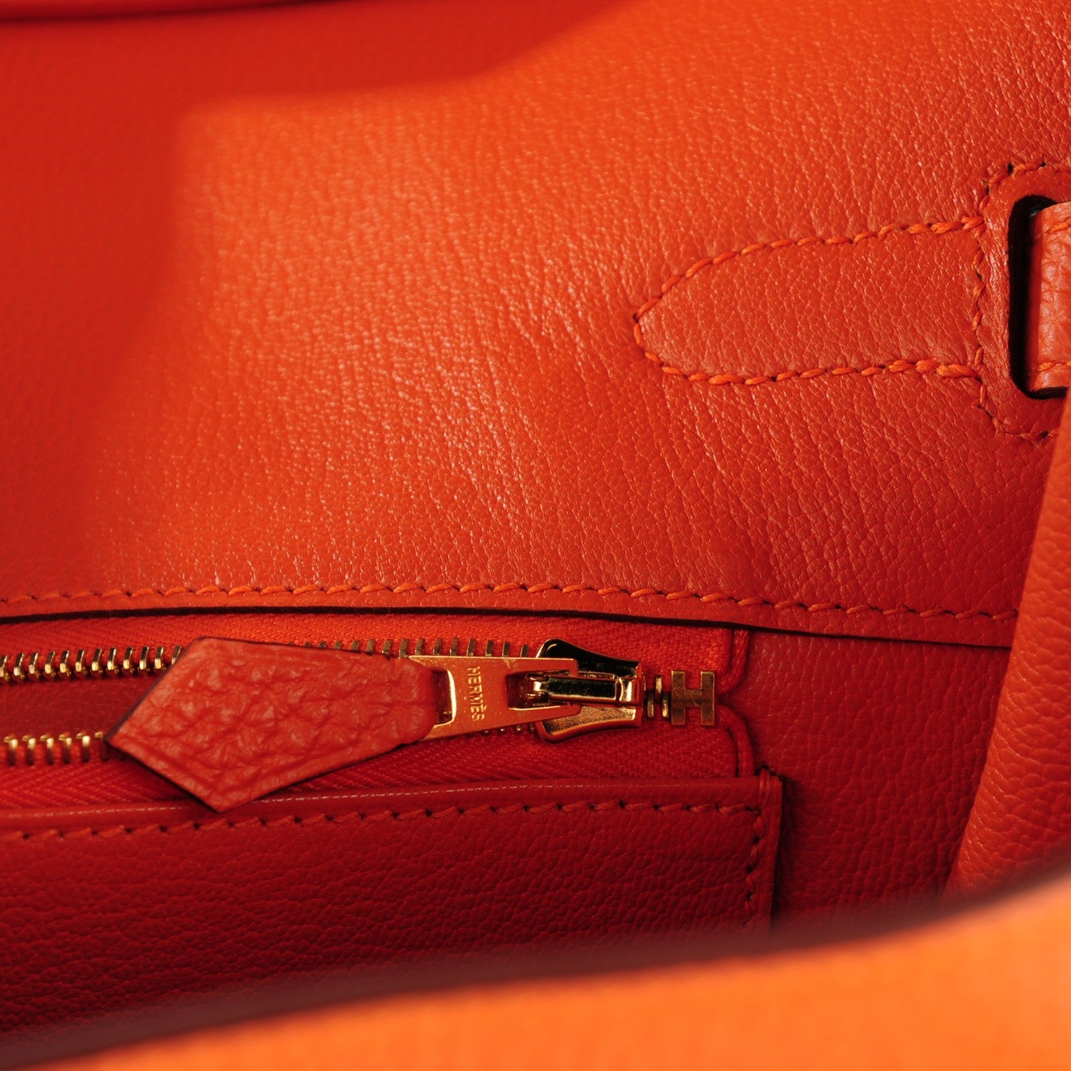 Hermes Togo Birkin 35 Orange 18 of 19