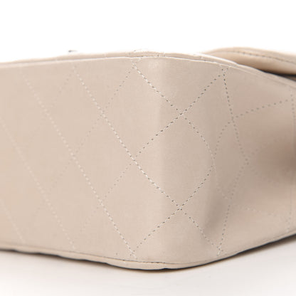 Chanel Lambskin Quilted Jumbo Double Flap Light Beige 9 of 11
