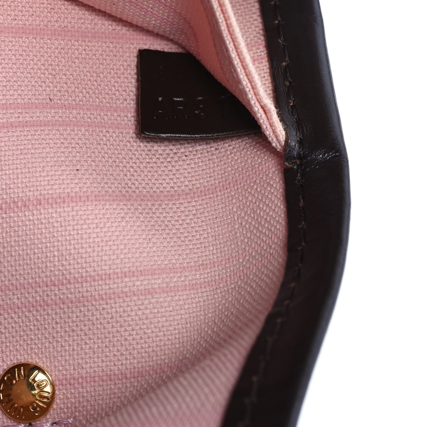 Louis Vuitton Damier Ebene Neo Neverfull MM Rose Ballerine 7 of 11