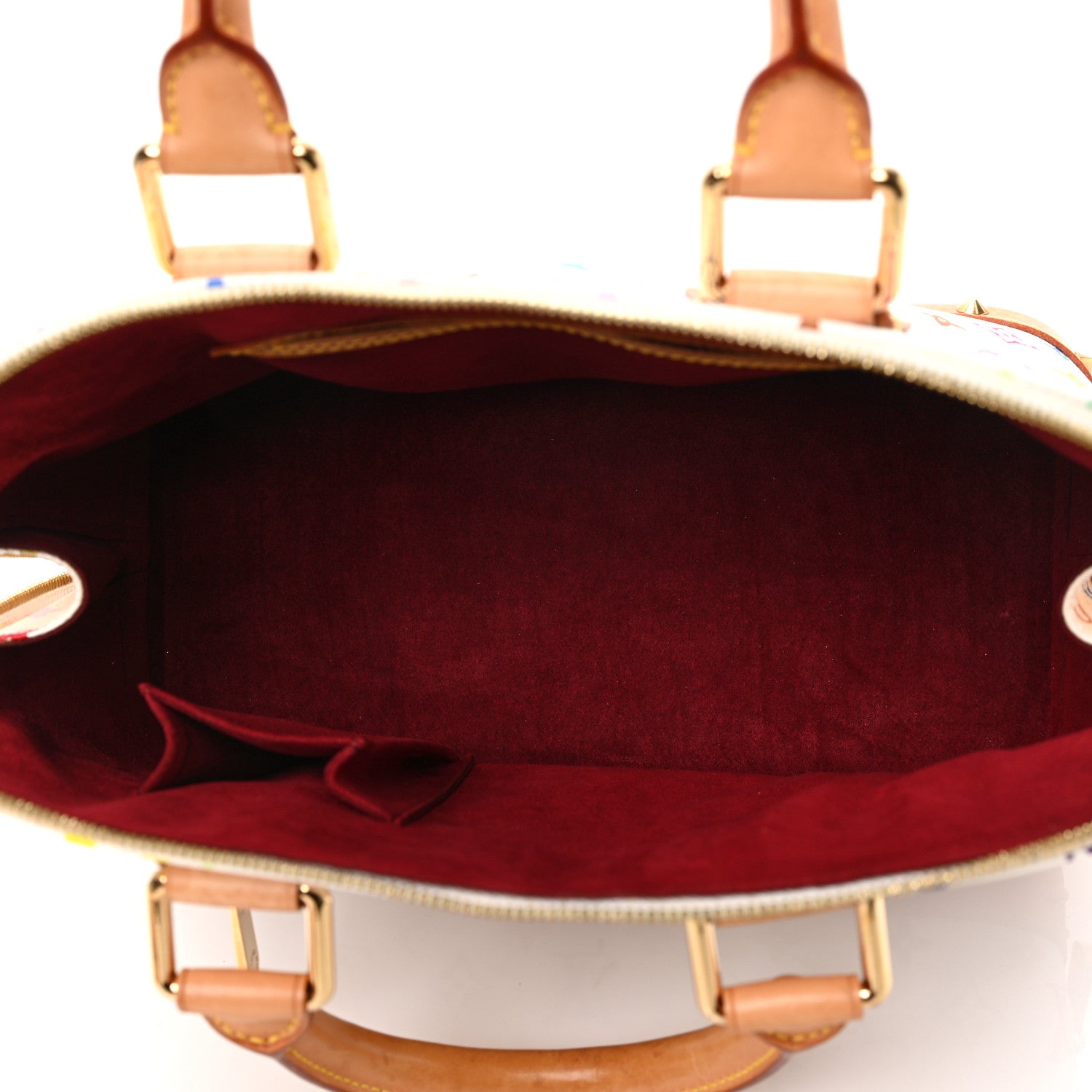 Louis Vuitton Monogram Multicolor Alma White 5 of 8