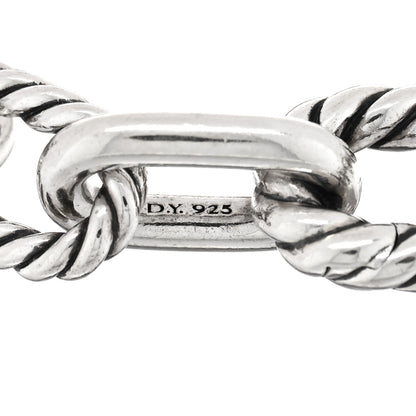 David Yurman Sterling Silver 18K Yellow Gold 11mm DY Madison Link Chain Bracelet 3 of 3
