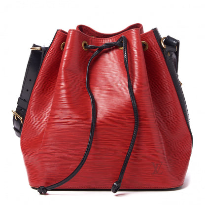 Louis Vuitton Epi Petit Noe Red Black 1 of 8
