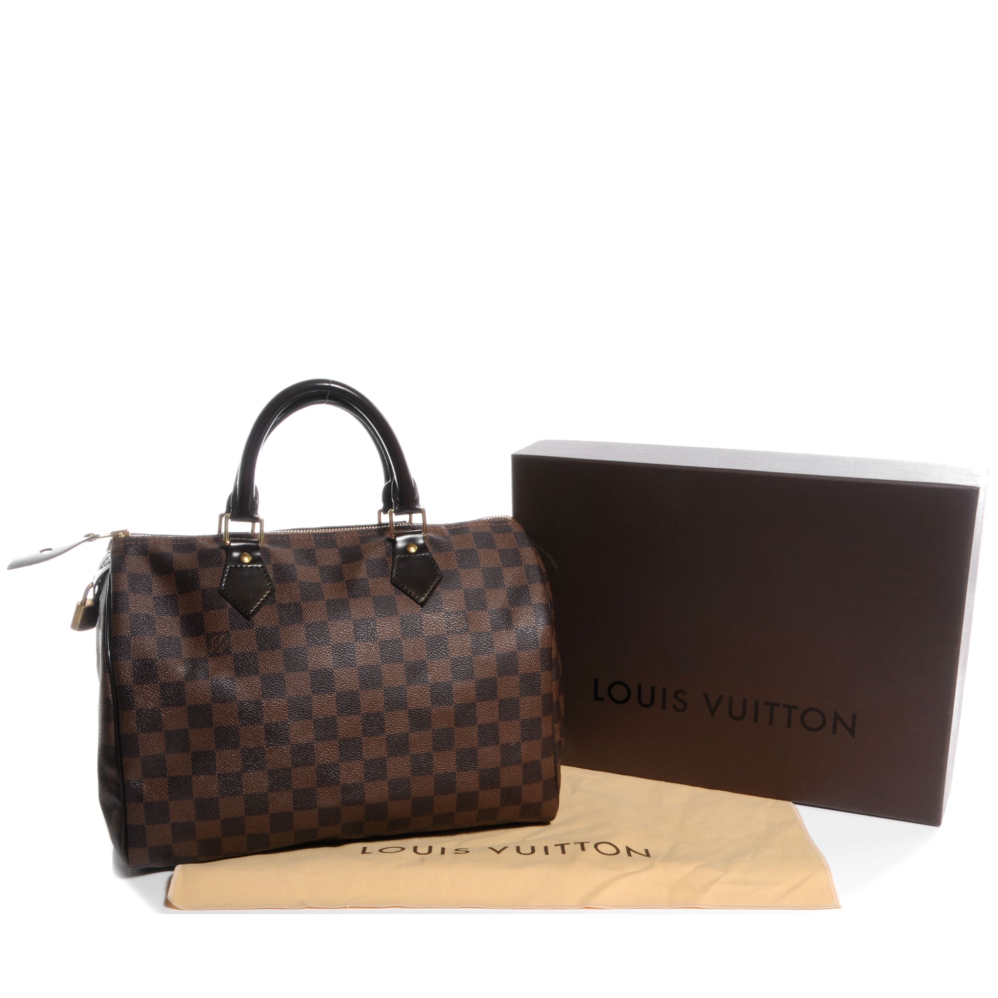 Louis Vuitton Damier Ebene Speedy 30 4 of 8