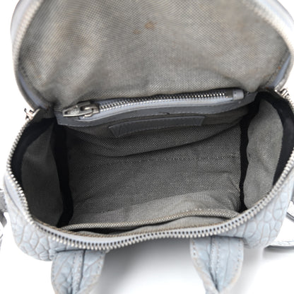 Alexander Wang Pebbled Lambskin Mini Rockie Carbon Rodhium Hardware 5 of 17