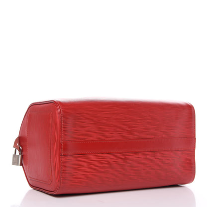 Louis Vuitton Epi Speedy 25 Rouge 4 of 12