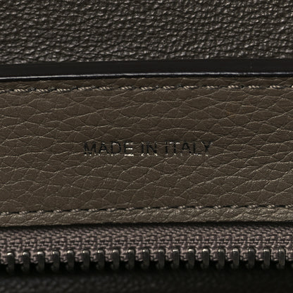 Celine Drummed Calfskin Suede Small Trapeze Souris 6 of 10