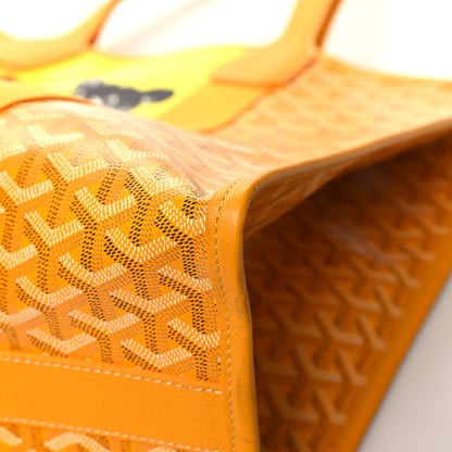 Goyard Goyardine Villette Tote Yellow 10 of 13