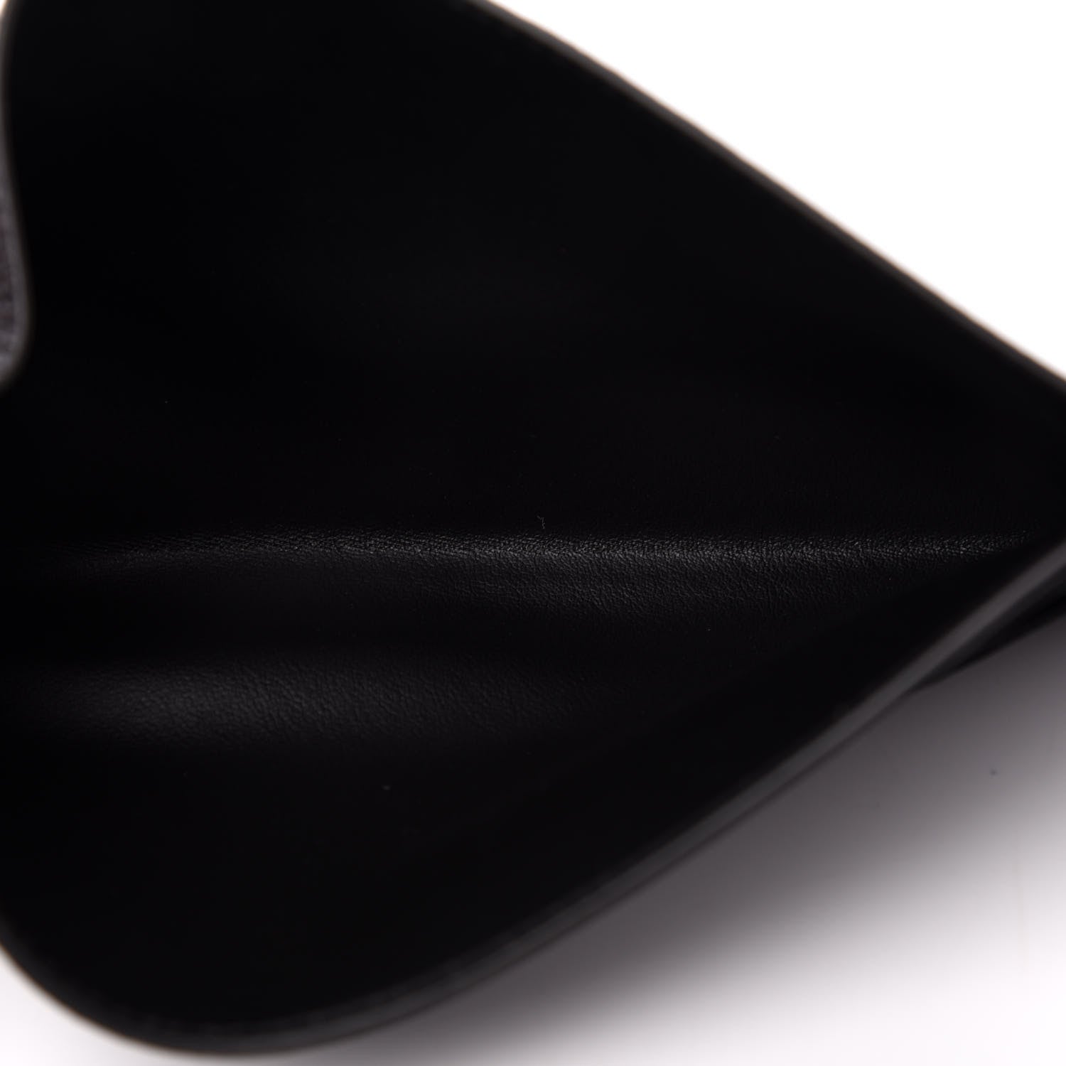 Louis Vuitton Calfskin Felicie Chain Wallet Card Holder Insert Black 5 of 7