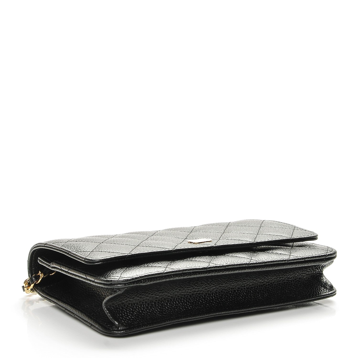 Chanel Caviar Quilted Wallet On Chain WOC Black 4 of 8
