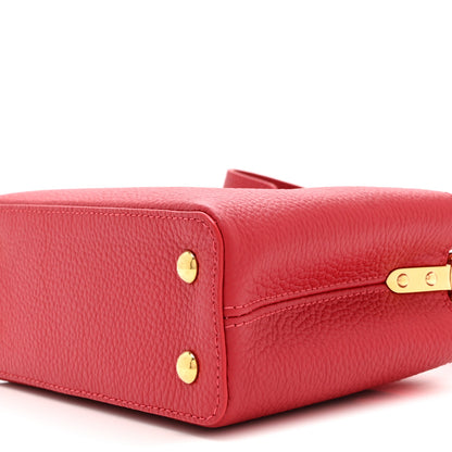 Louis Vuitton Taurillon Mini Capucines Scarlet 10 of 10