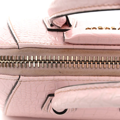 Givenchy Calfskin Crocodile Embossed Mini Antigona Pink 13 of 13