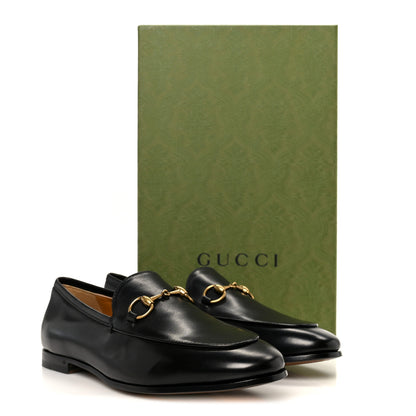Gucci Calfskin Womens Jordaan Loafers 37 Black 10 of 10