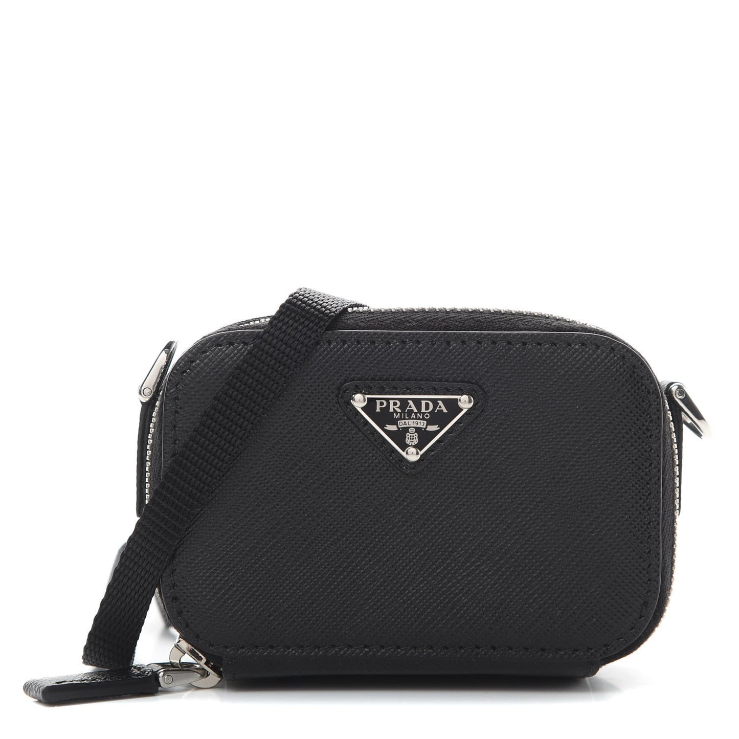 Saffiano Cargo Pouch Black