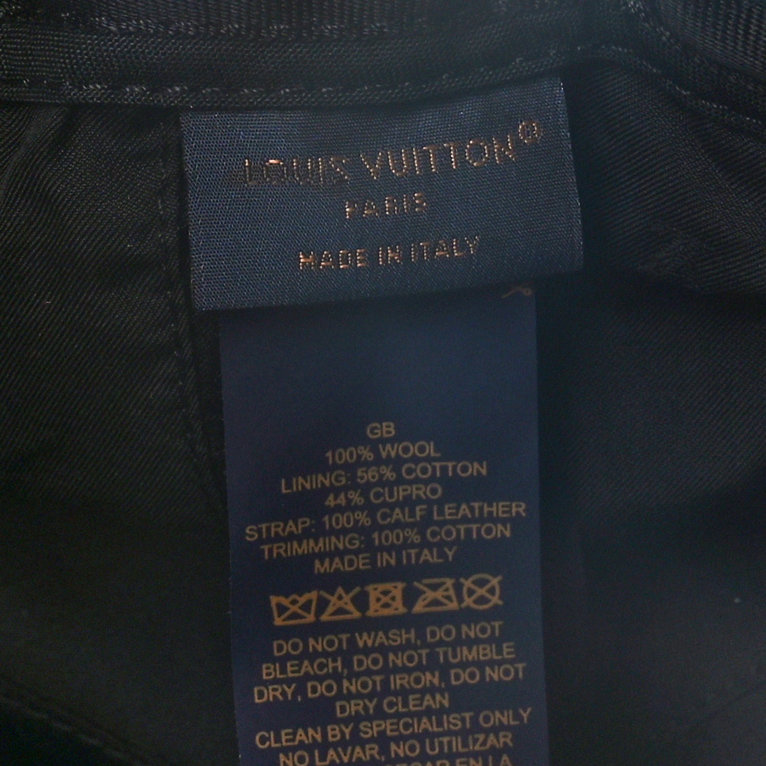 Louis Vuitton Mesh Croco Malletier Cap Black 8 of 8