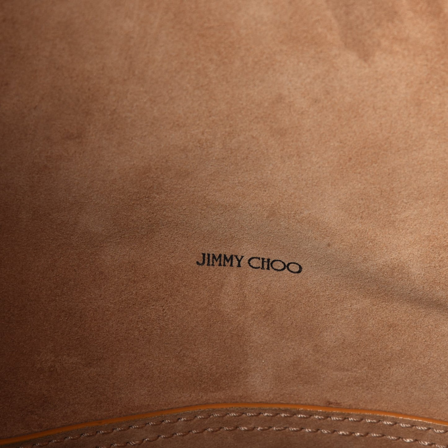 Metallic Nappa Suede Stevie Reversible Tote Saffron Caramel