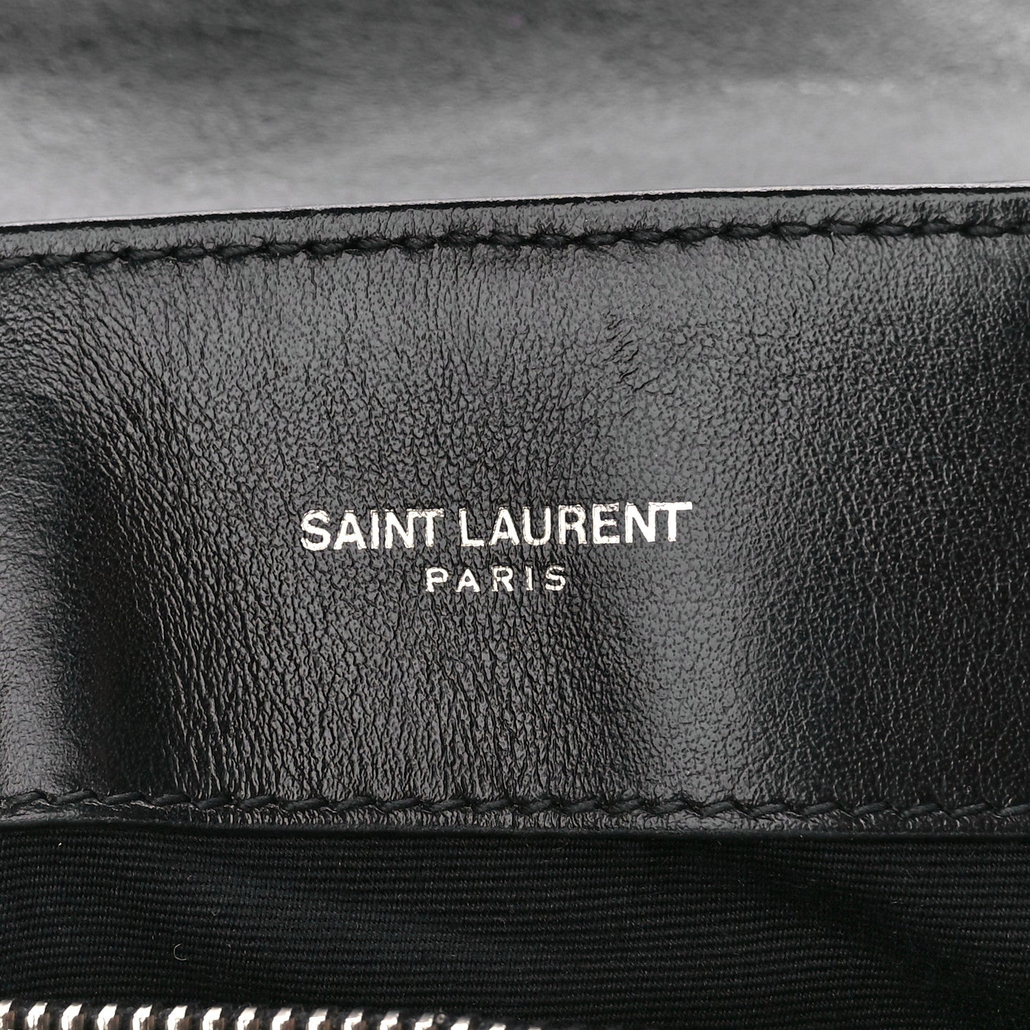 Saint Laurent Calfskin Y Quilted Monogram Medium Loulou Satchel Black 6 of 12