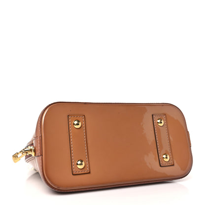 Louis Vuitton Vernis Alma BB Rose Velours 4 of 11