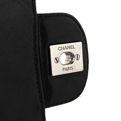 Chanel Patent Quilted Secret Label Medium Flap Black 7 of 12