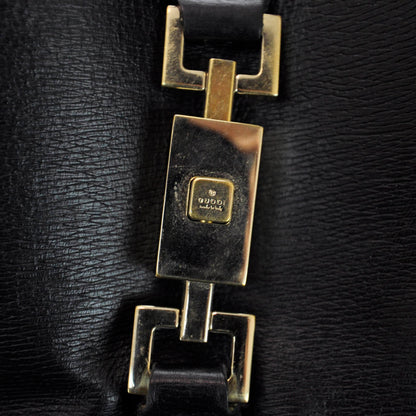 Gucci Leather Medium Bardot Black 5 of 8