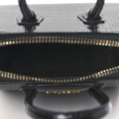 Givenchy Calfskin Crocodile Embossed Mini Antigona Black 5 of 7